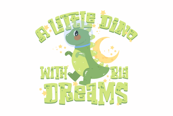 A Little Dino with Big Dreams: A Whimsical Embroidery Delight
