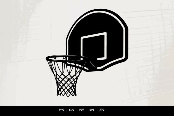 Basketball Hoop Silhouette Vector: A Versatile Design