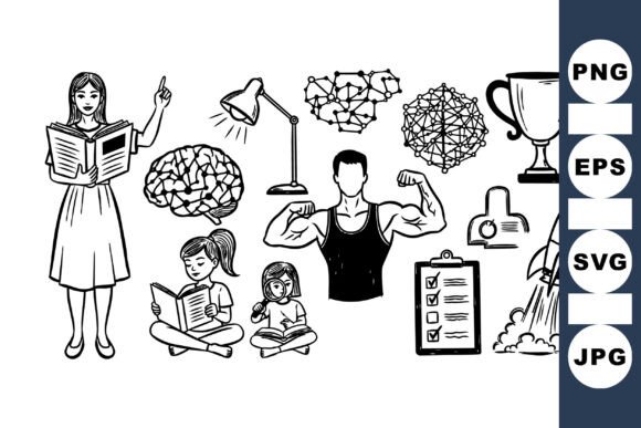 Educational Growth Concept Clipart Review