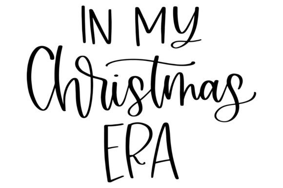 In My Christmas Era: A Festive Embroidery Design