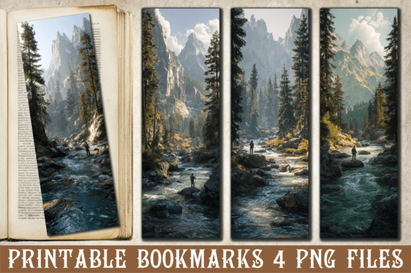 Mountain River Fishing Nature Bookmark Review