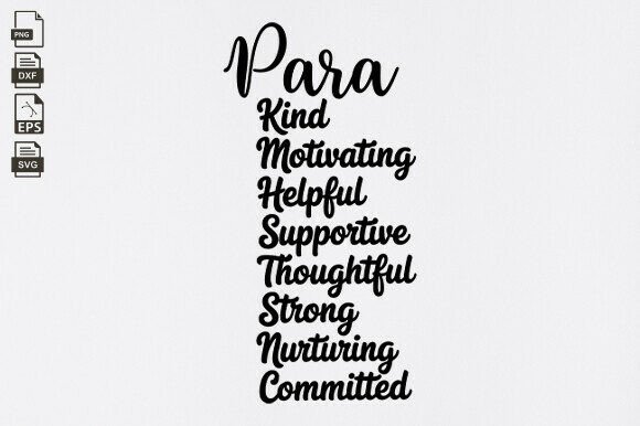 Para Professional, Paraprofessional Teac