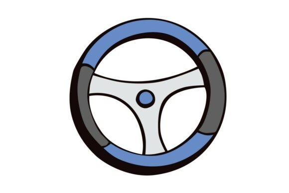 Review: Sporty Blue Steering Wheel Embroidery Design