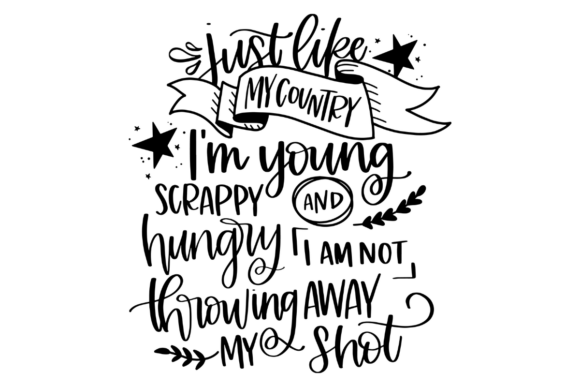 Young Scrappy and Hungry: A Bold Embroidery Design